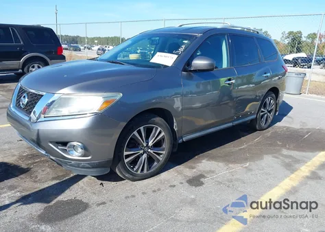 2015 Nissan Pathfinder Sv из США, поврежденный, VIN 5N1AR2MNXFC648332